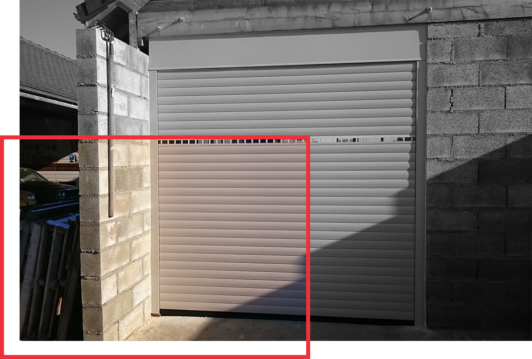 Garage-enroulement