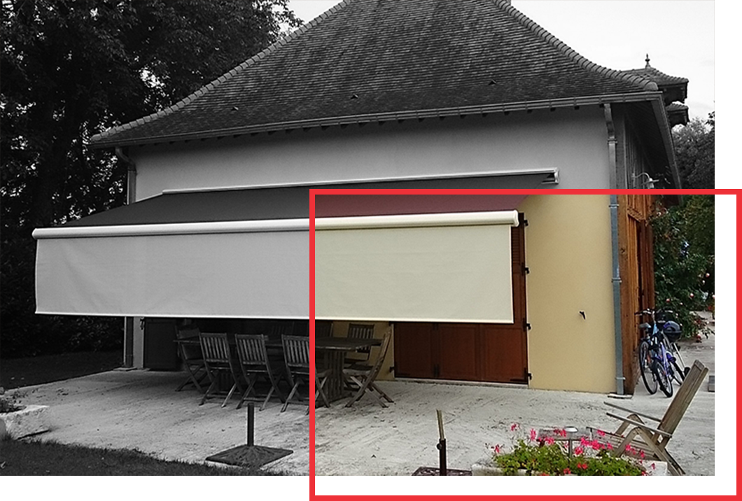 Lambrequin enroulable Lambrequin enroulable